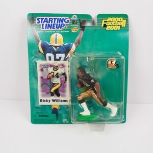 Ricky Williams New Orleans Saints Starting Lineup 2000 2001‎ Figure with Card